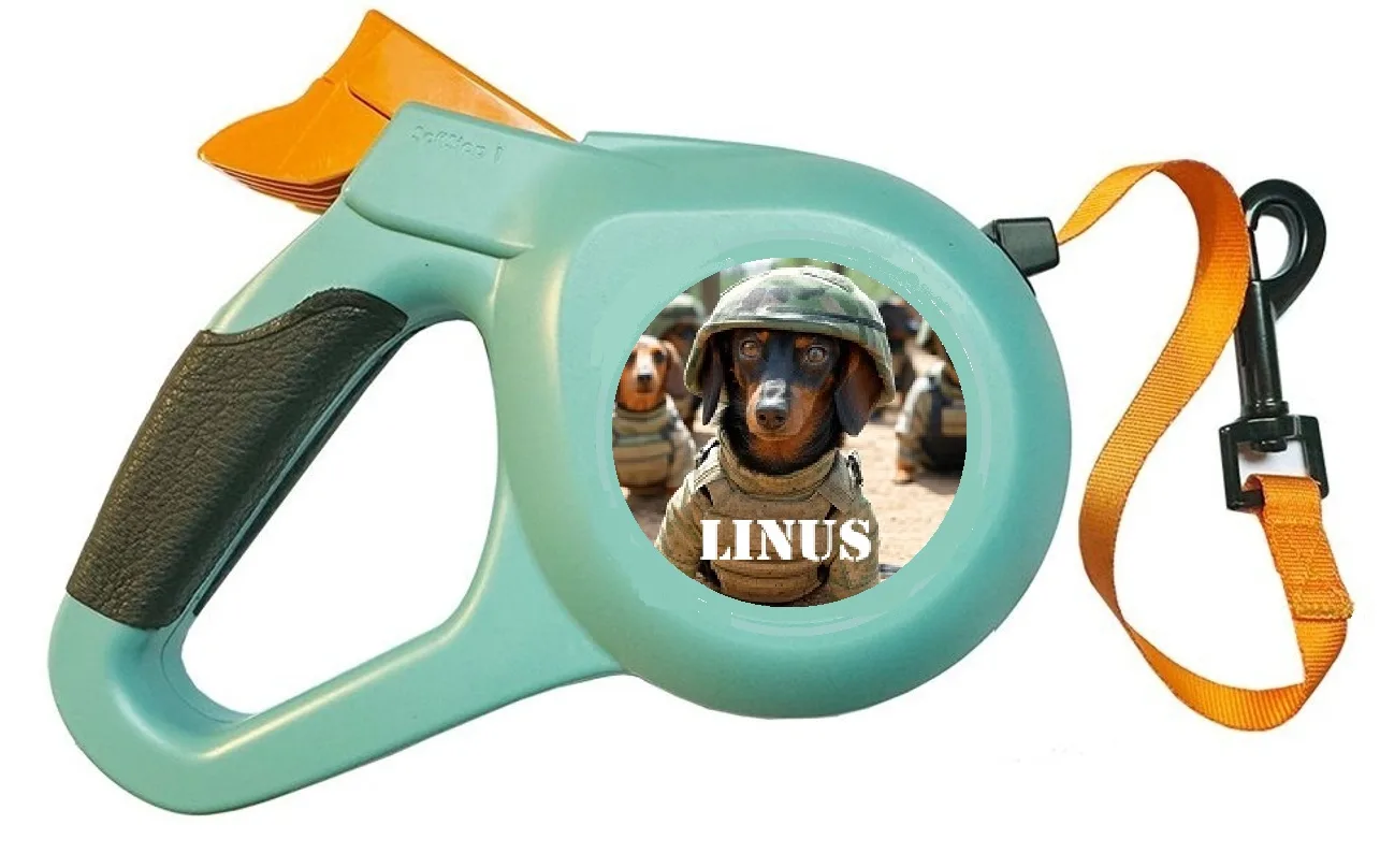 SoftStar-Rollleine mit dem aufgedruckten Bild eines Hundes